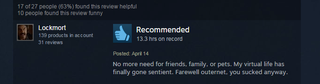 Illustration for article titled Grand Theft Auto V, As Told By Steam Reviews